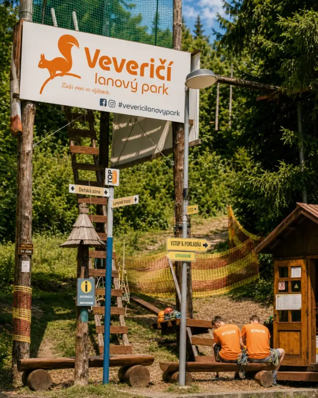 veverici lanovy park